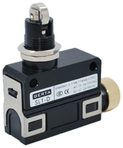 Gerta SL1-D Ters Makaralı Pim Mikro Switch