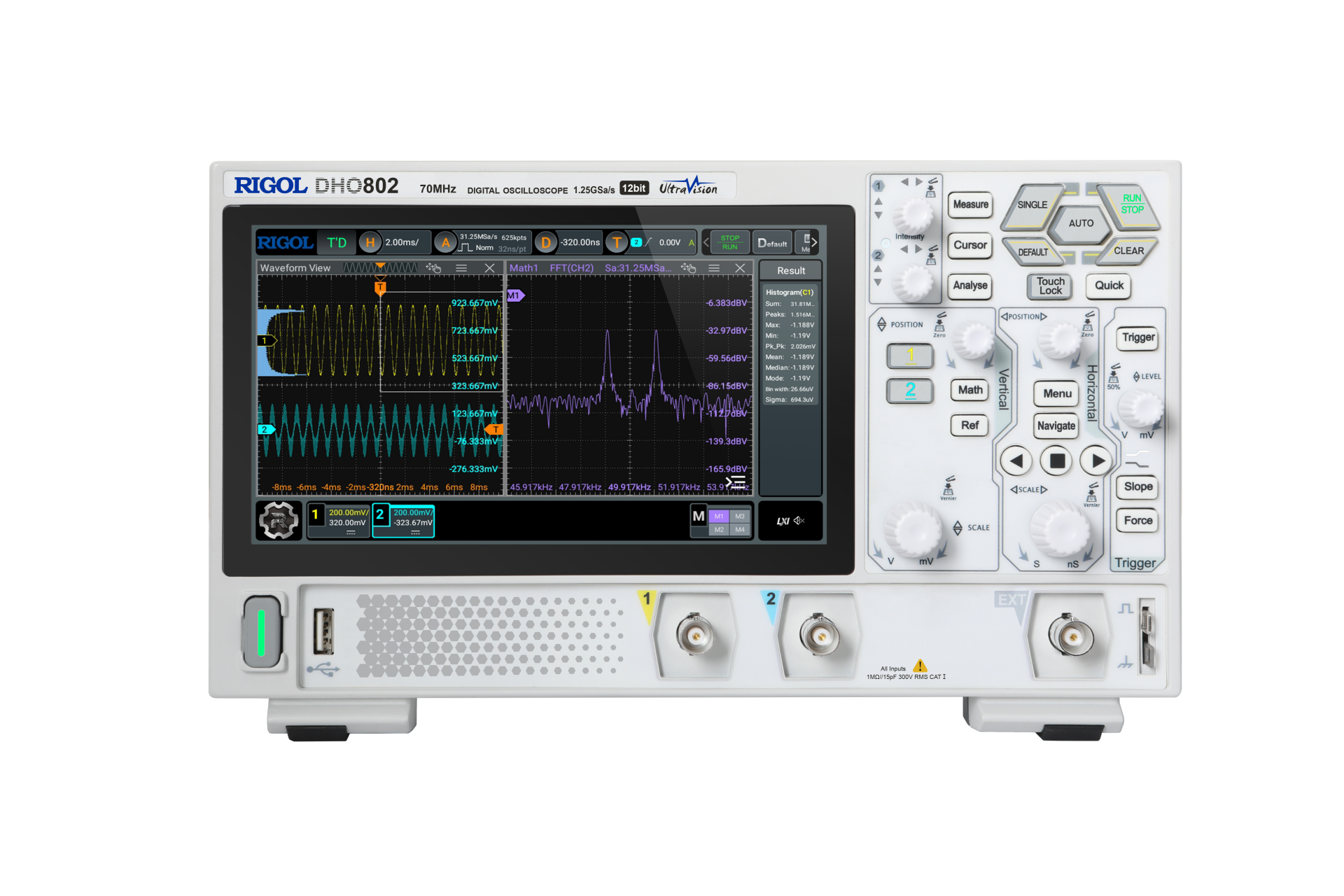 Rigol DHO802 70 MHz 2 Kanallı Dijital Osiloskop