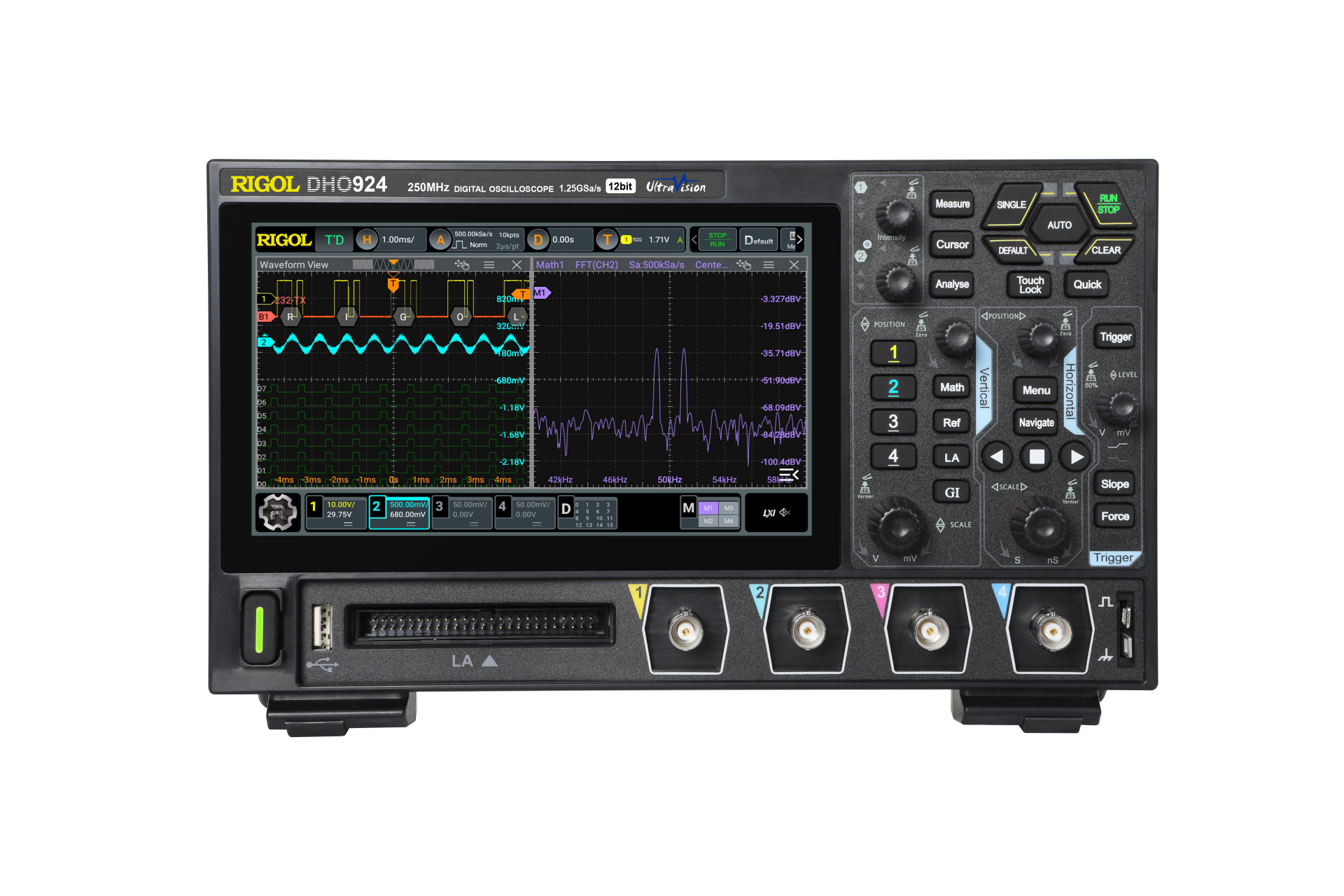 Rigol DHO924 250 MHz 4 Kanallı Dijital Osiloskop
