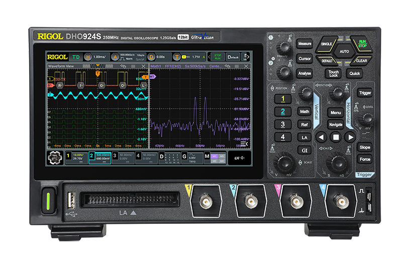 Rigol DHO924S 250 MHz 4 Kanallı Dijital Osiloskop