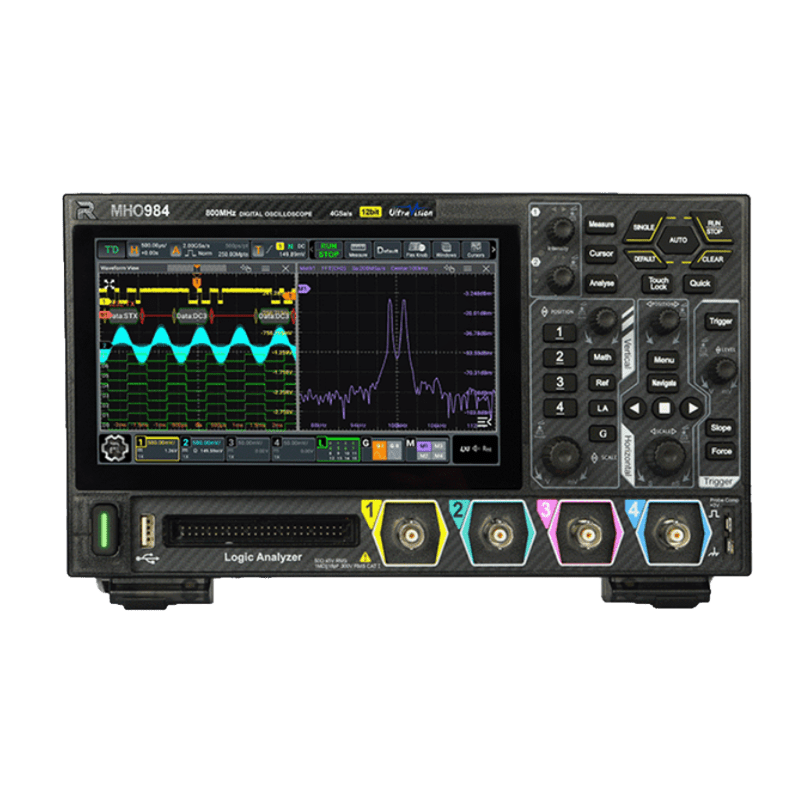 Rigol MHO984 800 MHz 4 Kanallı Sinyal Kaynağı Özellikli Dijital Osiloskop