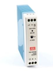 Mean Well MDR-20-12 12VDC 1,67A Ray Tipi Güç Kaynağı