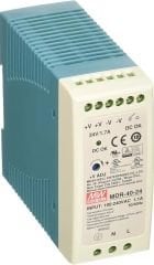 Mean Well MDR-40-24 24VDC 1,7A Ray Tipi Güç Kaynağı