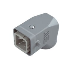 Mete Enerji 403006 4x10 A Alüminyum Çoklu Uzatma Fişi Eğik
