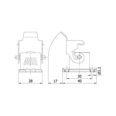Mete Enerji 403001S 4x10 A Alüminyum Çoklu Makine Prizi
