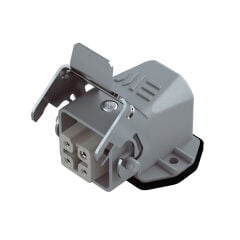 Mete Enerji 403003S 4x10 A Alüminyum Çoklu Makine Prizi Eğik Geçişli