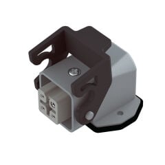 Mete Enerji 403071 4x10 A Termoplastik Çoklu Makine Prizi Eğik