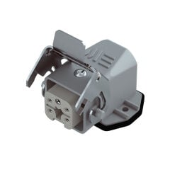 Mete Enerji 403012S 5x10 A Alüminyum Çoklu Makine Prizi Eğik