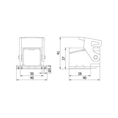 Mete Enerji 403077 5x10 A Termoplastik Çoklu Makine Prizi Eğik