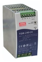 Mean Well TDR-240-24 24VDC 10A Ray Tipi Trifaze Güç Kaynağı