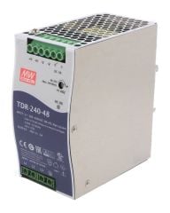 Mean Well TDR-240-48 48VDC 5A Ray Tipi Trifaze Güç Kaynağı