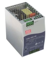 Mean Well TDR-480-48 48VDC 10A Ray Tipi Trifaze Güç Kaynağı