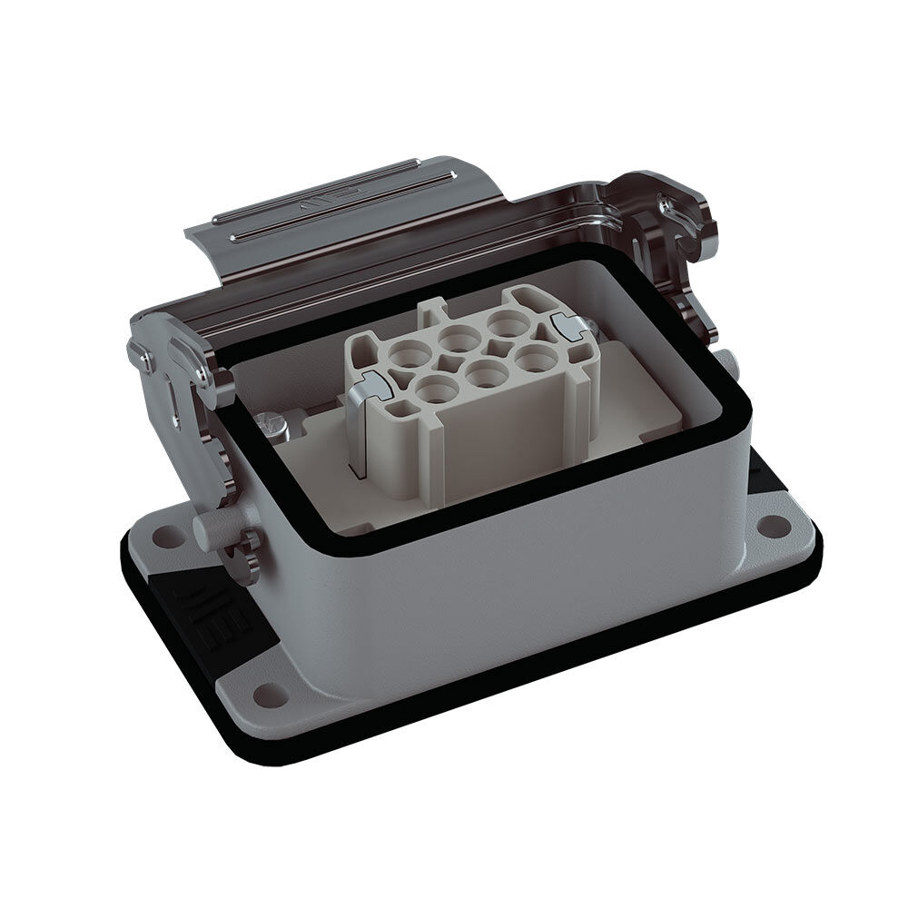Mete Enerji 403090S 6x16 A Alüminyum Çoklu Makine Prizi Metal Mandallı