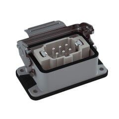 Mete Enerji 403091S 6x16 A Alüminyum Çoklu Makine Fişi Metal Mandallı