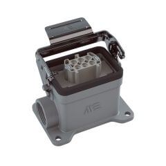 Mete Enerji 403098S 6x16 A Alüminyum Çoklu Duvar Prizi Çift Girişli Metal Mandallı