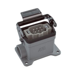 Mete Enerji 403099S 6x16 A Alüminyum Çoklu Duvar Fişi Çift Girişli Metal Mandallı