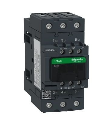 Schneider LC1D40AB7 24VAC 40A 22KW Kontaktör