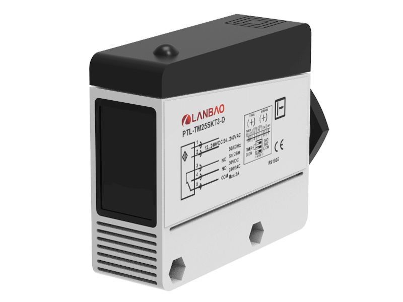 Lanbao PTLT-BC200DNRT3-D Cisimden Yansımalı 2M Algılama NPN NO+NC Terminal Bağlantılı Fotoelektrik Sensör