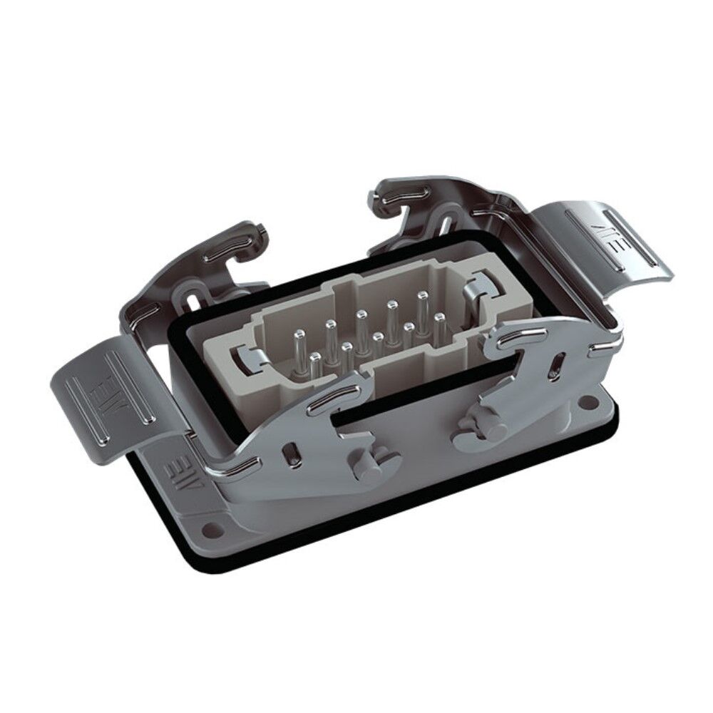 Mete Enerji 403021S 10x16 A Alüminyum Çoklu Makine Fişi Metal Mandallı