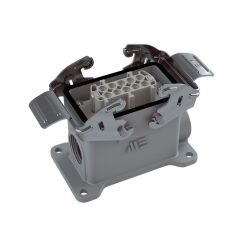 Mete Enerji 403028S 10x16 A Alüminyum Çoklu Duvar Prizi Çift Girişli Metal Mandallı