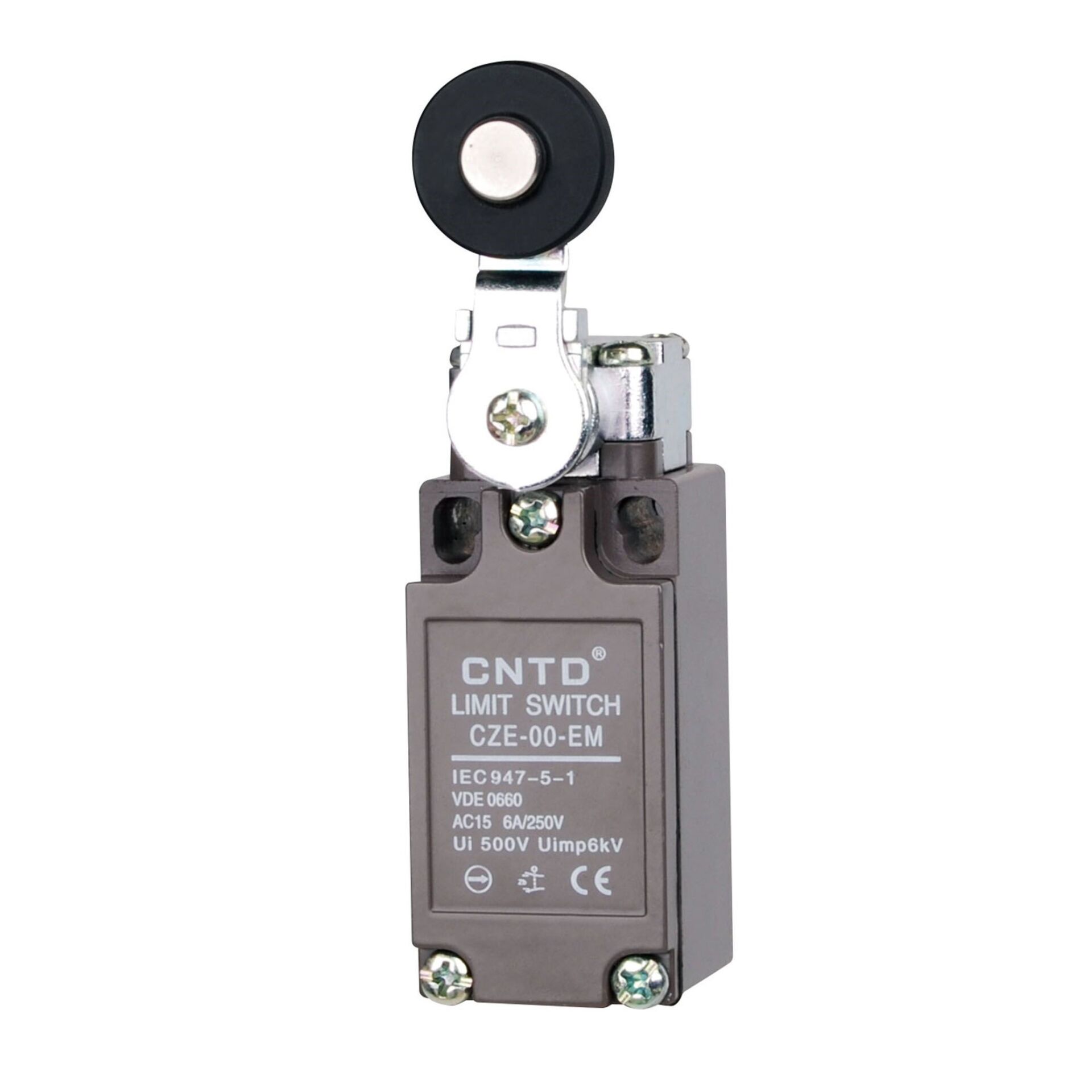 CNTD CZE-00-EM Dar Gövde Açısal Kol Makaralı Limit Switch