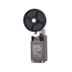 CNTD CZE-00-EM-50 Dar Gövde Açısal Kol 50mm Kauçuk Makaralı Limit Switch