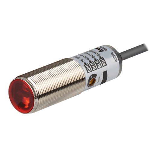 Autonics BRQT3M-PDTA-P Polarize Reflektörlü 3M Algılama PNP L/D On M18 Metal Kablolu Fotoelektrik Sensör