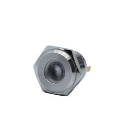 Butto J16-170P-WD IP67 16mm Yassı Kafa Metal Led Sinyal Lambası 6-24VAC/DC Beyaz