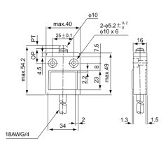 CNTD CZ-3101 Metal Gövde 2M Kablolu IP67 Pimli Limit Switch