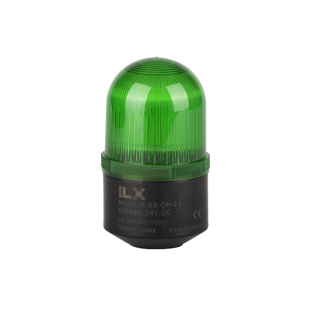 İLX İL-XMB-QH-24Y Q70 24VAC/DC İkaz Lambası Yeşil