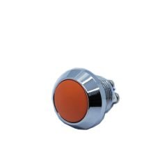 Butto EJ12-231-AY IP67 12mm Bombe Kafa Metal Yaylı Buton Işıksız Sarı