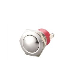 Butto EJ19-H-231A IP68 19mm Bombe Kafa Metal Yaylı Buton Işıksız Nikel