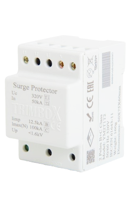 Trimbox YMGT1T2 (100 kA) B+C Sınıfı 2 Kutuplu Parafudr