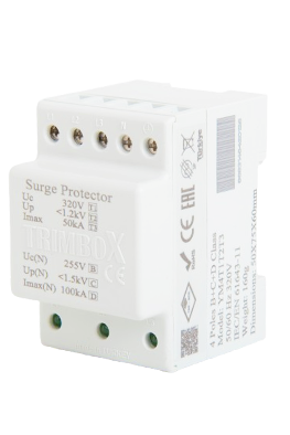 Trimbox YM4T1T2T3 (100 kA) B+C+D Sınıfı 4 Kutuplu Parafudr