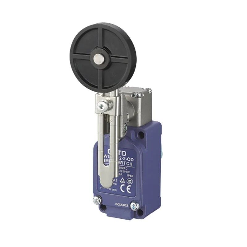CNTD CWLCA12-2-QD Geniş Gövde Açısal Kol 50mm Kauçuk Makaralı Limit Switch