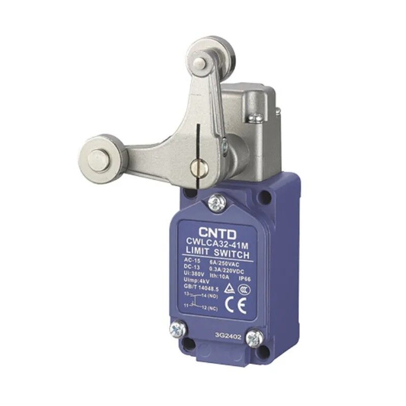 CNTD CWLCA32-41-M Geniş Gövde Çatal Kol Çift Metal Makaralı Limit Switch