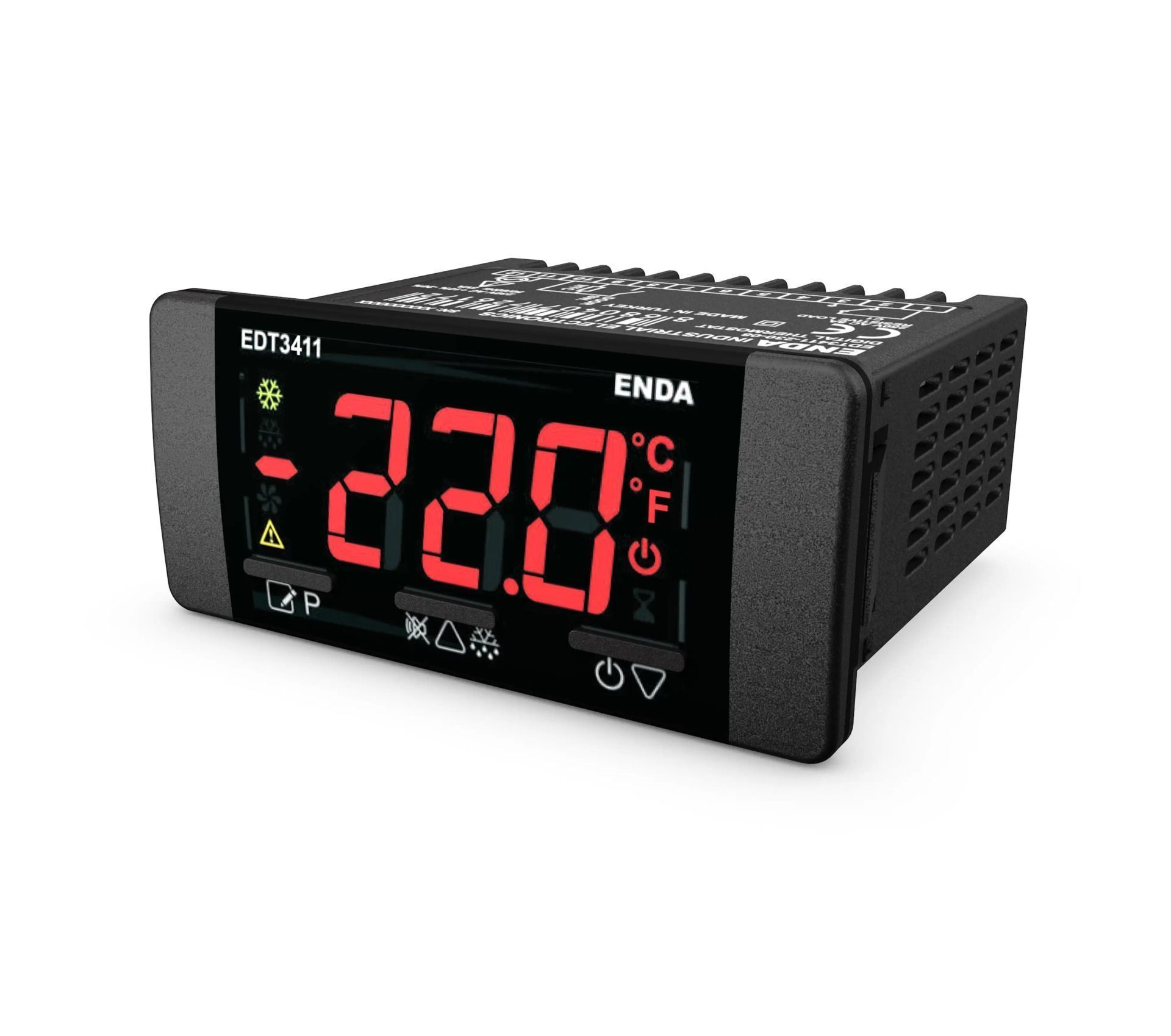 Enda EDT3411-LV-08-RS 10-30VDC/8-24VAC RS485 Defrost Kontrol Cihazı