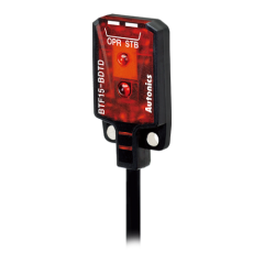 Autonics BTF15-BDTD Cisimden Yansımalı 15mm Algılama NPN Dark On Minyatür Kablolu Arka Fon Bastırmalı Fotoelektrik Sensör