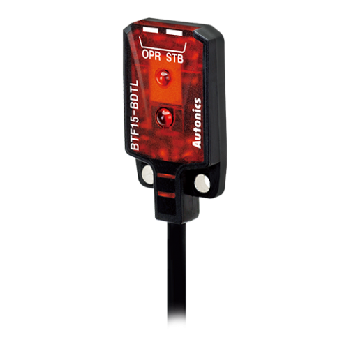 Autonics BTF15-BDTL Cisimden Yansımalı 15mm Algılama NPN Light On Minyatür Kablolu Arka Fon Bastırmalı Fotoelektrik Sensör
