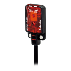 Autonics BTF15-BDTL-P Cisimden Yansımalı 15mm Algılama PNP Light On Minyatür Kablolu Arka Fon Bastırmalı Fotoelektrik Sensör