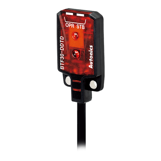 Autonics BTF30-DDTD-P Cisimden Yansımalı 30mm Algılama PNP Dark On Minyatür Kablolu Fotoelektrik Sensör