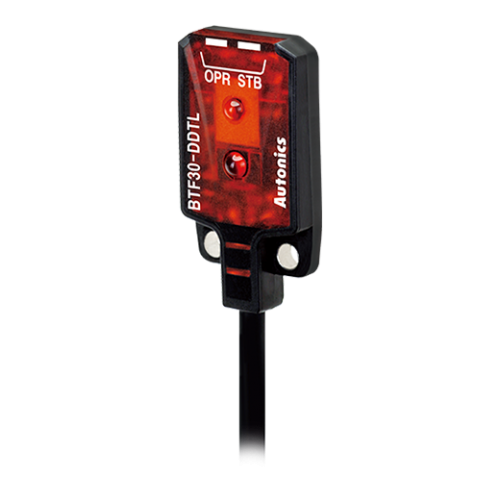 Autonics BTF30-DDTL-P Cisimden Yansımalı 30mm Algılama PNP Light On Minyatür Kablolu Fotoelektrik Sensör
