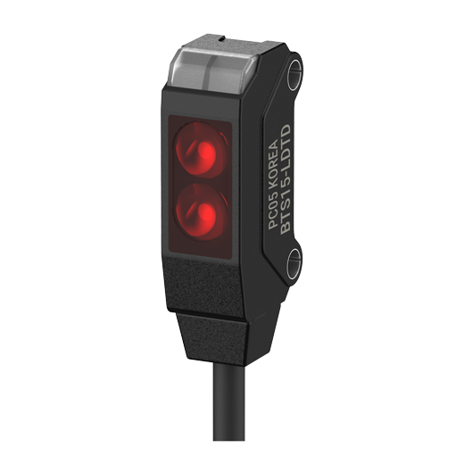 Autonics BTS15-LDTD Cisimden Yansımalı 15mm Algılama NPN Dark On Minyatür Kablolu Fotoelektrik Sensör