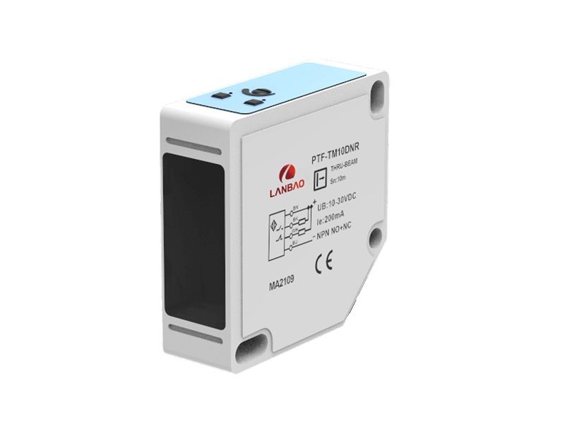 Lanbao PTFT-DM5DPR-E2 Reflektörlü 5M Algılama PNP NO+NC Konnektörlü Fotoelektrik Sensör