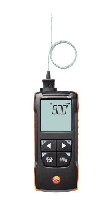 Testo 925 Tek Kanallı K Tipi Daldırma Problu Sıcaklık Ölçüm Cihazı