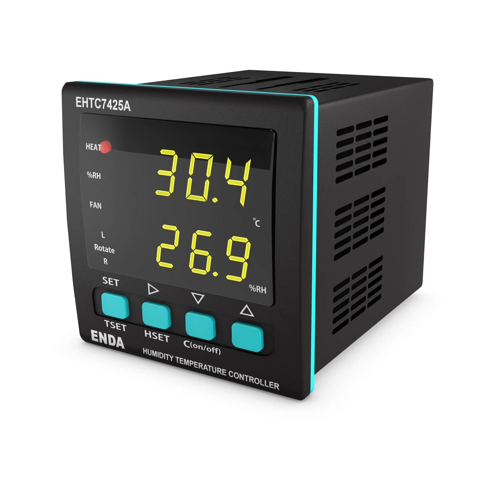 Enda EHTC7425A-230-AS 230VAC Dijital Nem ve Sıcaklık Kontrol Cihazı