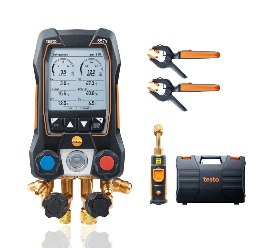 Testo 557S Akıllı Dijital Manifold Seti
