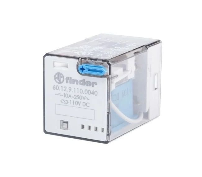 Finder 60.12.9.110.0040 110VDC 10A 8 Pinli Çift Kontak Röle