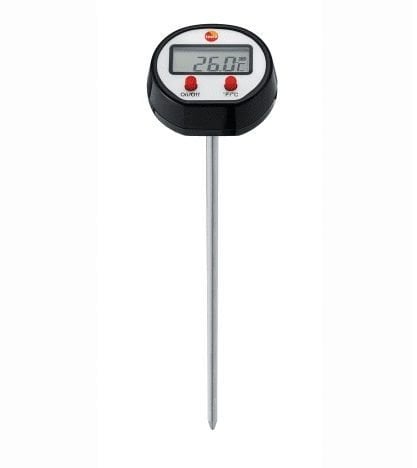 Testo Mini Göstergeli 20,5cm Daldırma/Batırma Tip Termometre