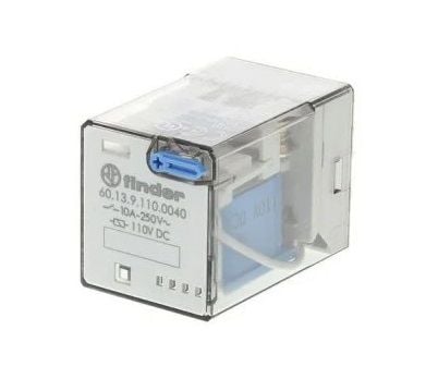 Finder 60.13.9.110.0040 110VDC 10A 11 Pinli Üç Kontak Röle